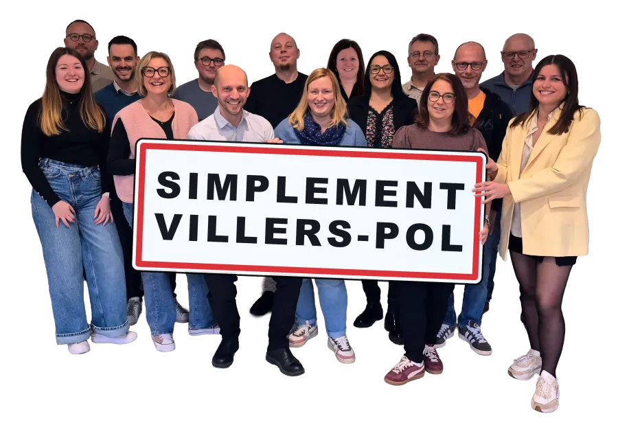 Les 15 colistiers de la liste Simplement Villers-Pol réunis